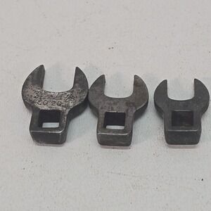 Lot of 3 1950s Snap-On Crowfoot Wrenches 1/2"–5/8"‎  FCO16 FCO18 FCO20 USA